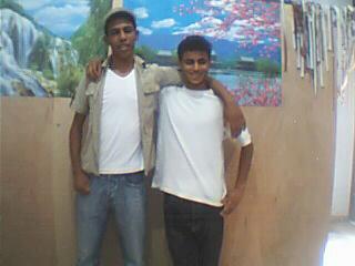 c'est moi avec mon pote hamza